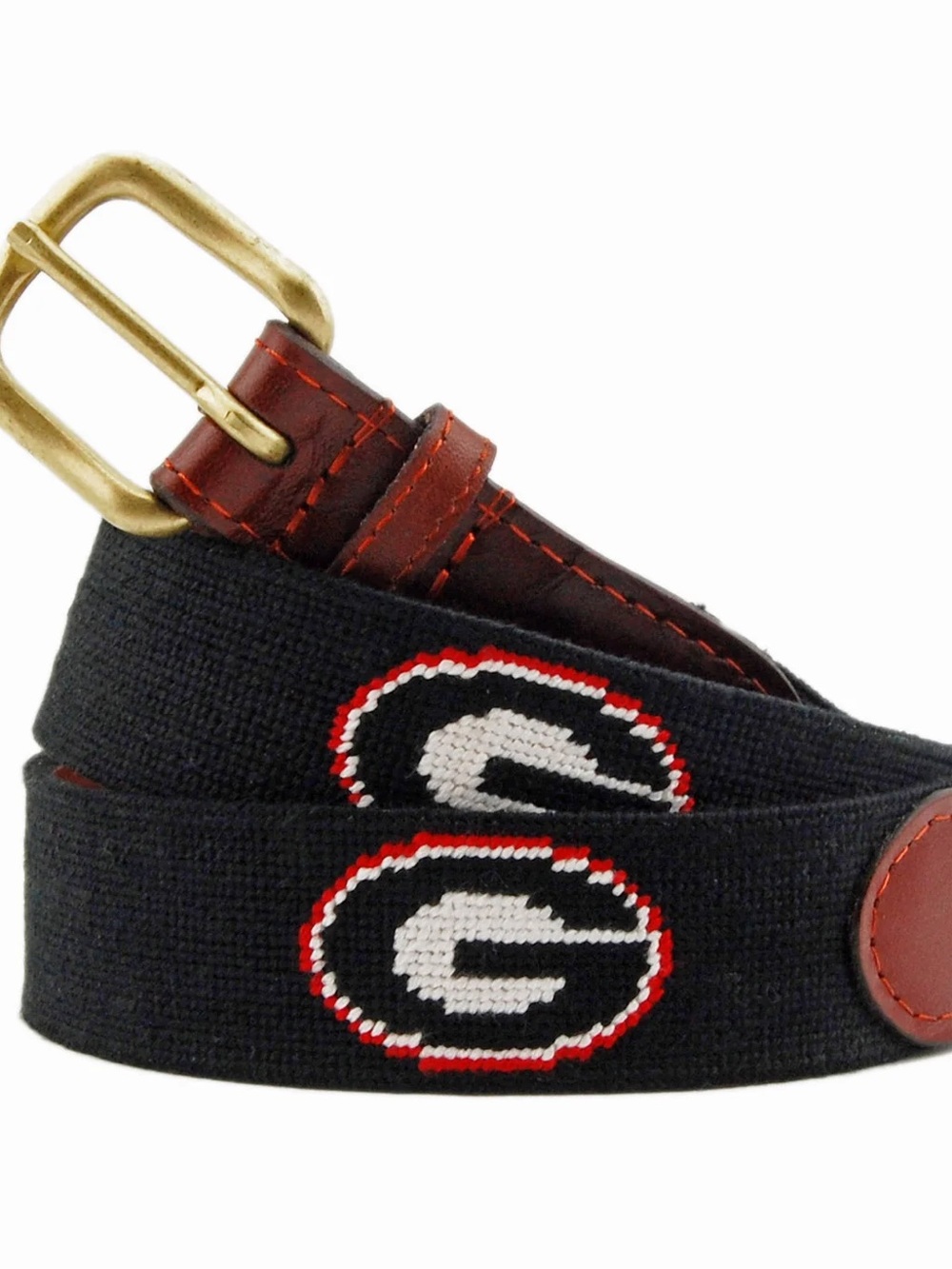 Smathers & Branson Georgia G Belt (Black) - 34